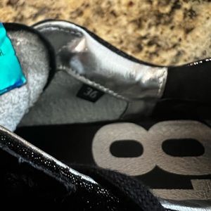 P448 Black Glitter Sneakers